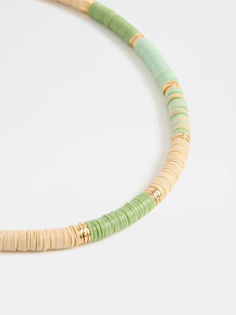 Westside Accessories Multi-Colour Short Disc Necklace