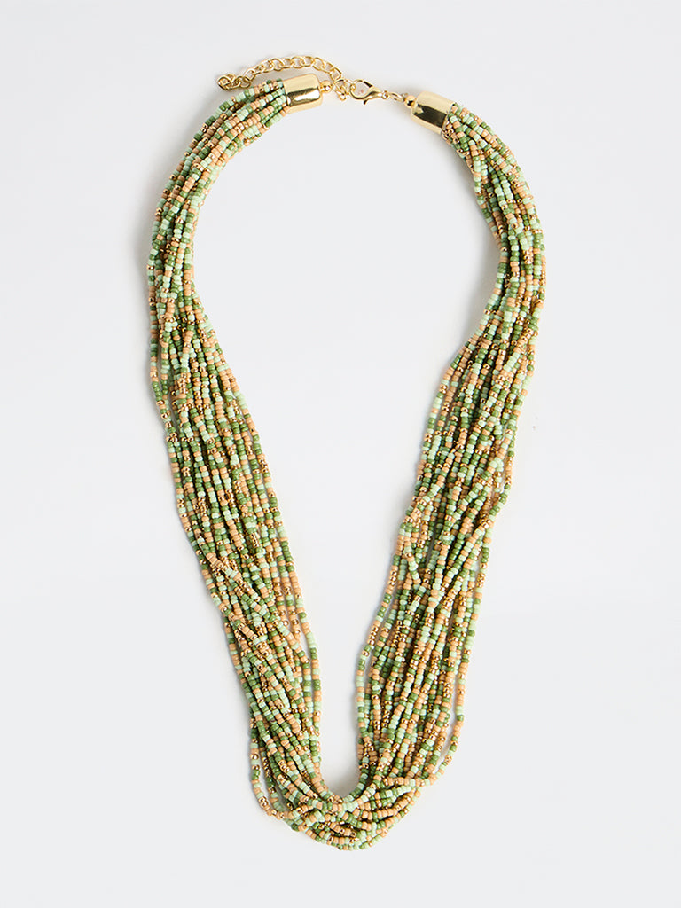 Westside Accessories Multi-Coloured Beaded Statement Necklace