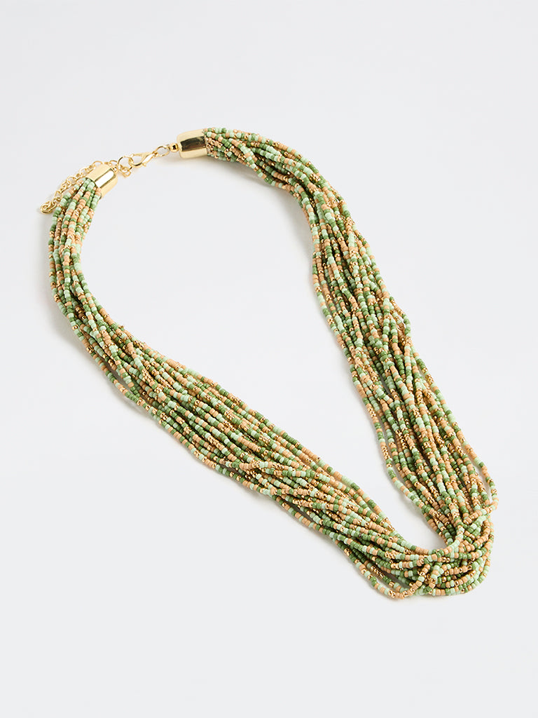 Westside Accessories Multi-Coloured Beaded Statement Necklace