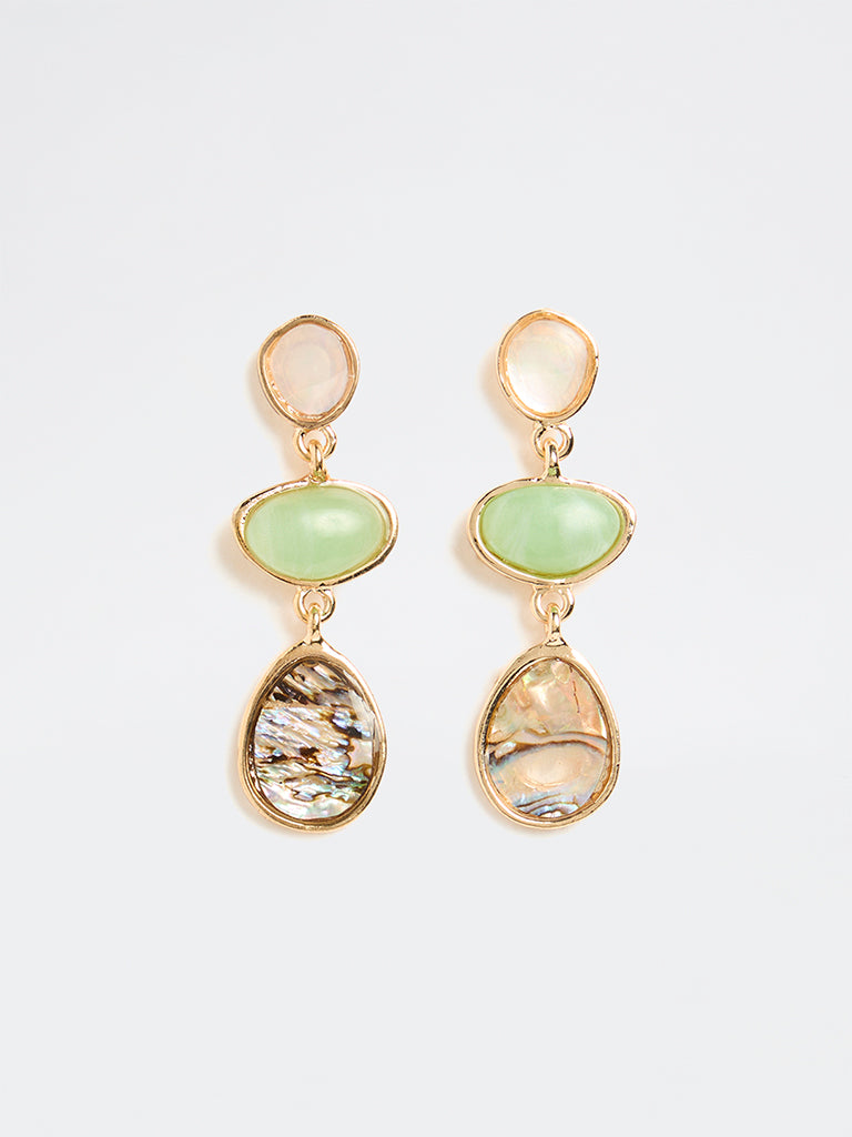 Westside Accessories Multicolour Statement Dangler Earrings