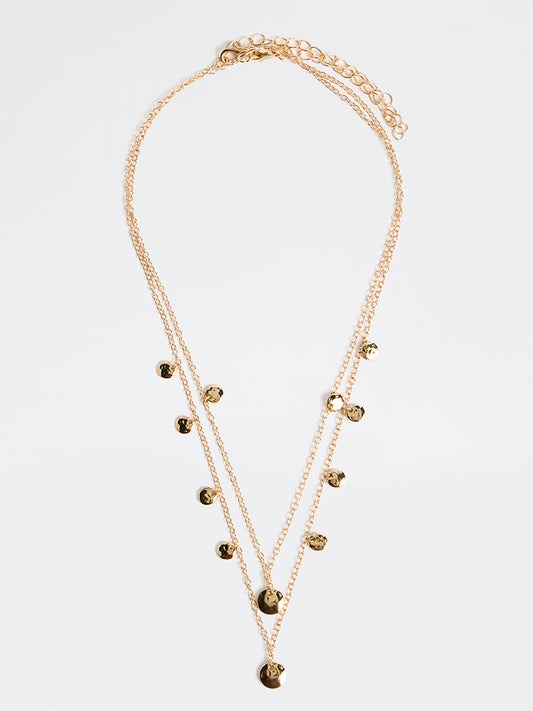 Westside Accessories Gold Layered Necklace - Pack of 2