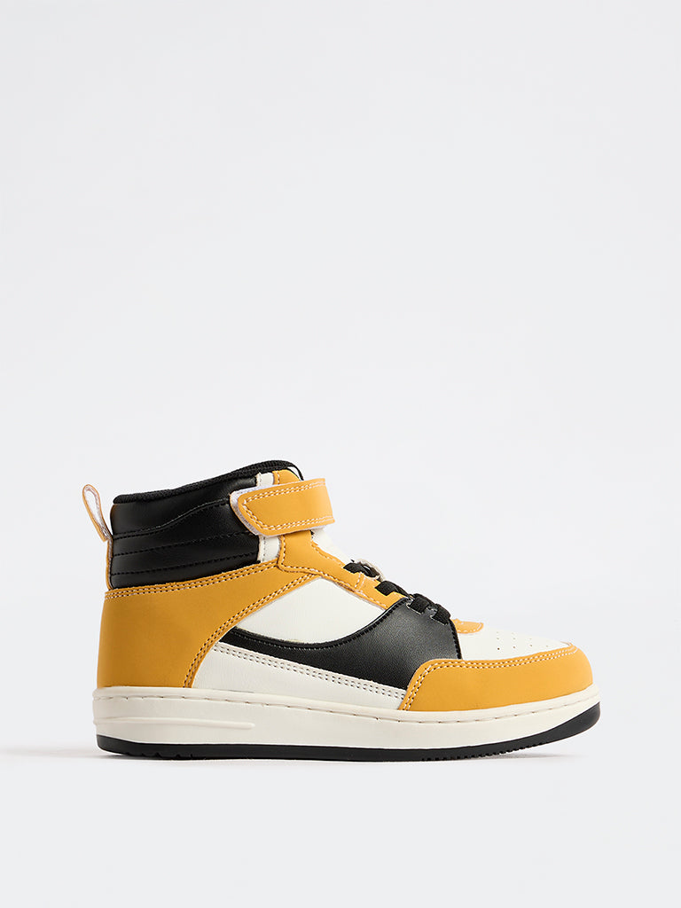 Yellow Yellow High-Top Sneakers