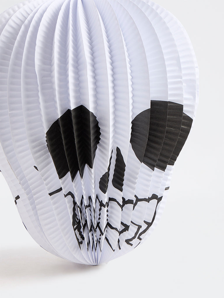 Westside Home White Halloween Skull Hanging Decoration