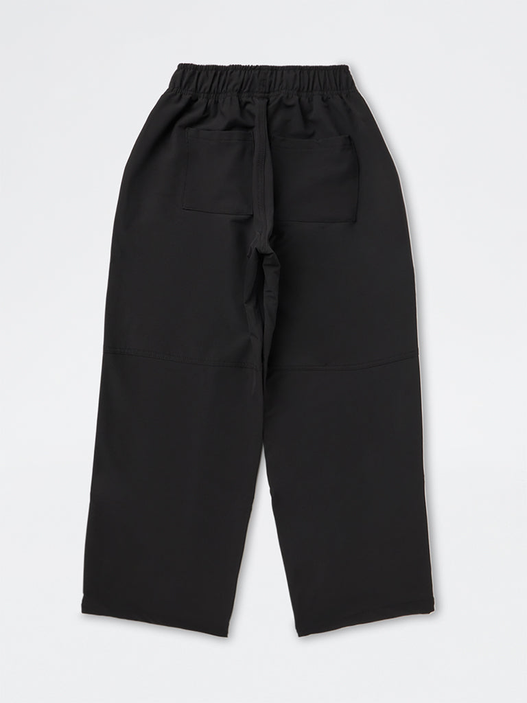 Y&F Kids Boys Black Cargo-Style Mid-Rise Pants