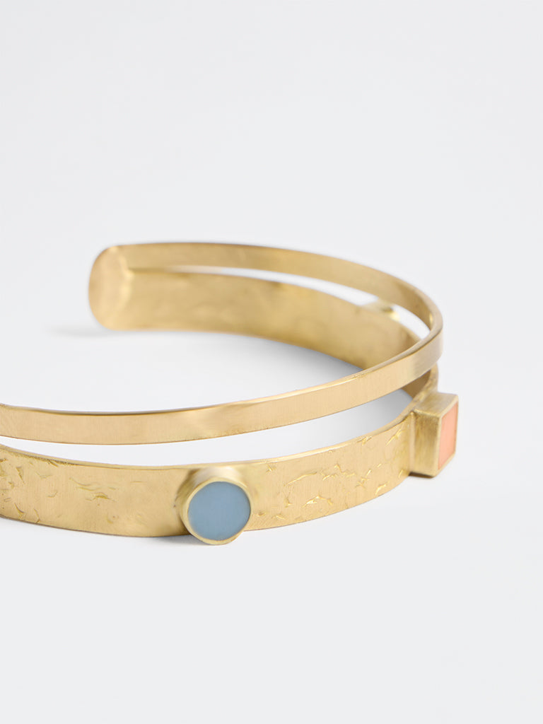 Westside Accessories Gold Open Cuff Bracelet