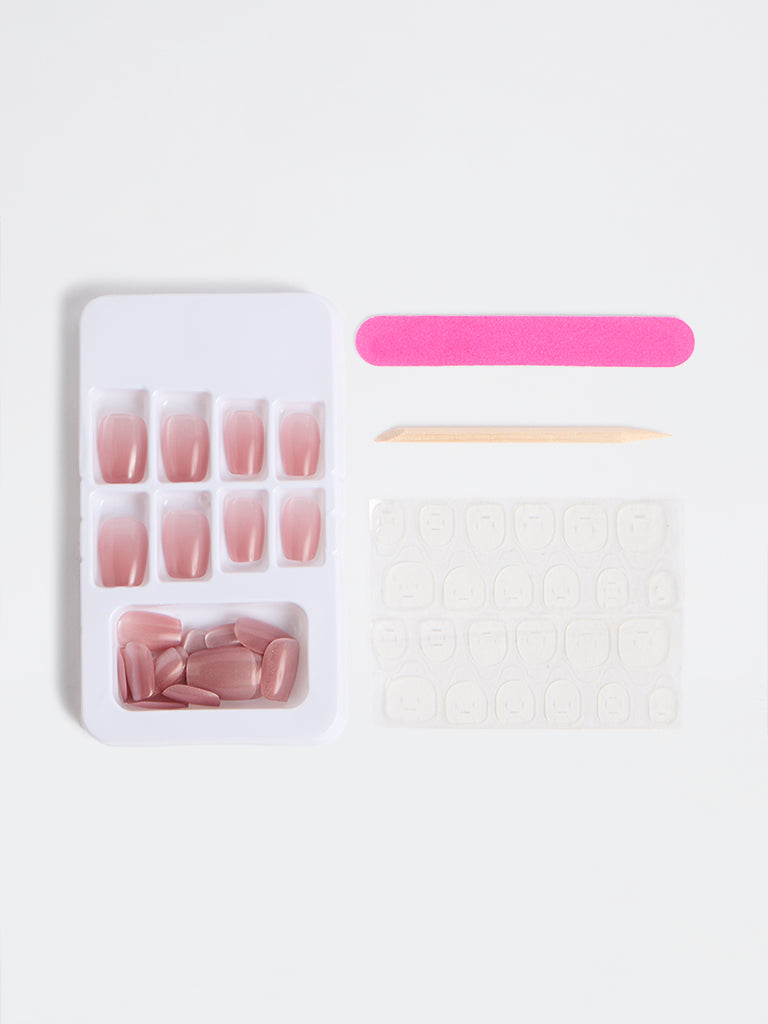 Studiowest Press and Go Pink Ombre Cat-Eye Press-On Nails Set