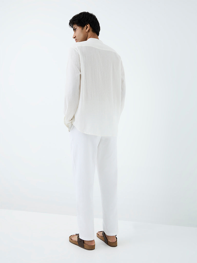 ETA Off-White Relaxed-Fit Mid-Rise Cotton Chinos