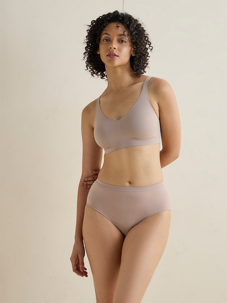 Wunderlove Light Taupe Seamfree Full Briefs