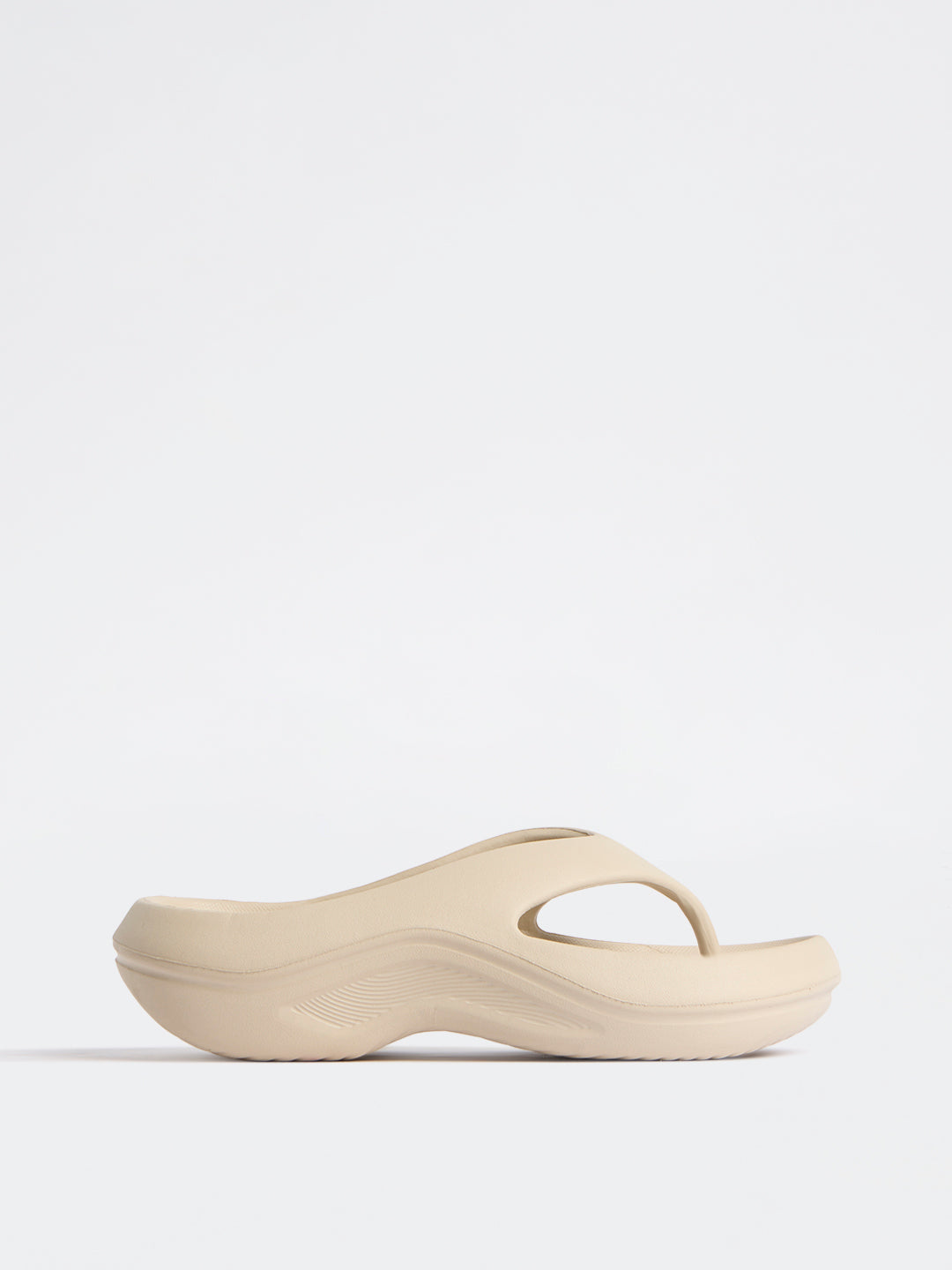 LUNA BLU Beige Comfort Flip-Flops