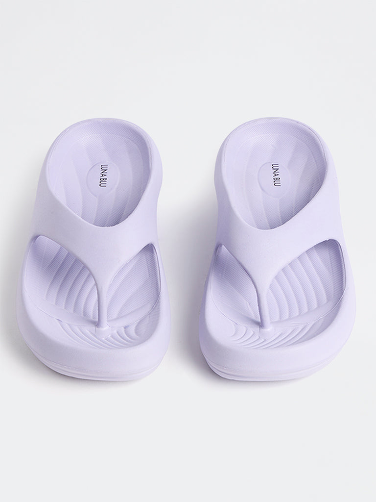 LUNA BLU Lilac Comfort Flip-Flops
