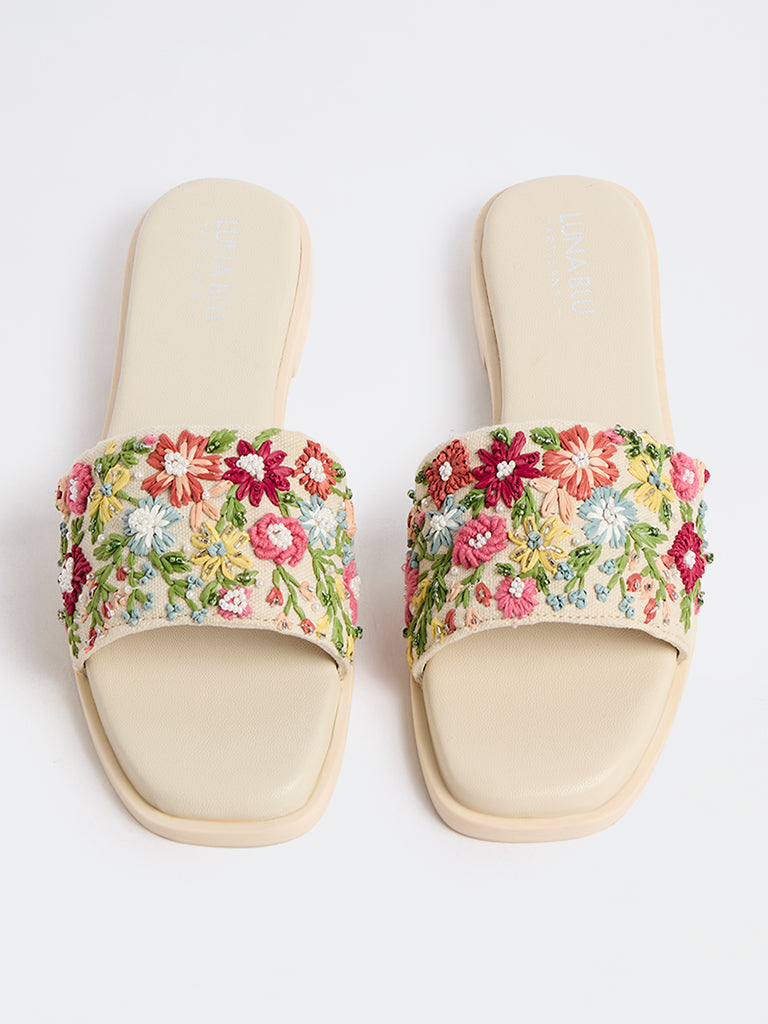 LUNA BLU Multicolour Slides