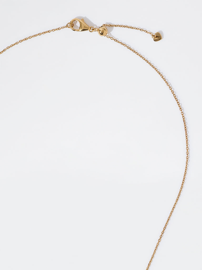 Scattered Lab Diamond Oval Pendant Necklace