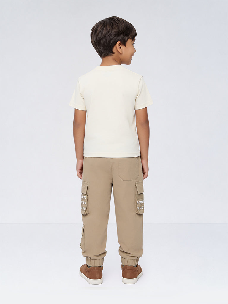HOP Kids Boys Off-White London Inspired Cotton T-Shirt