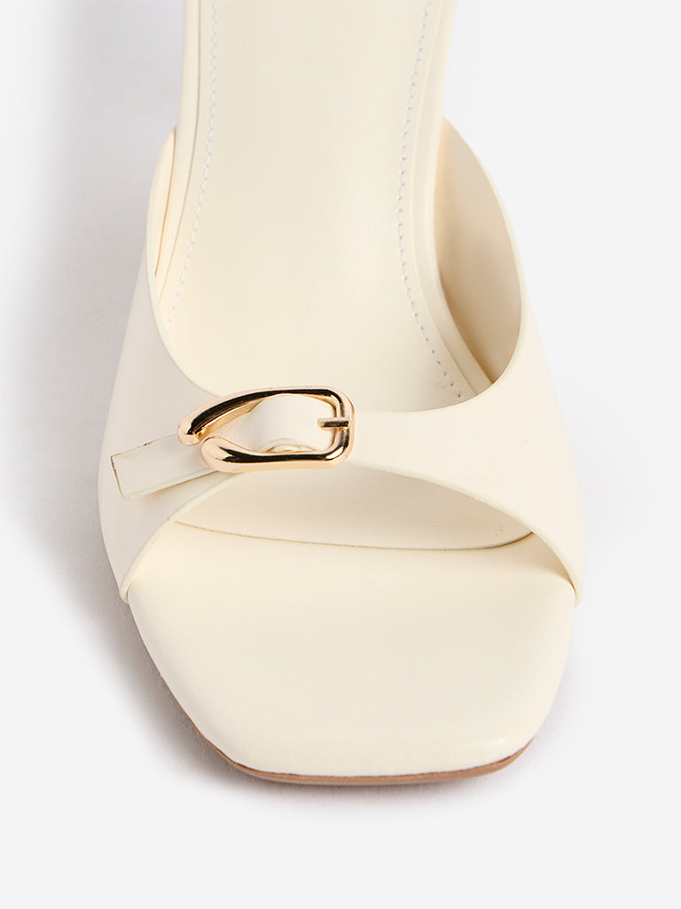 LUNA BLU White Mules