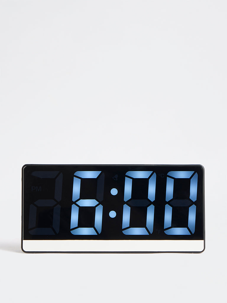 Westside Home Black Digital Clock with USB Cable