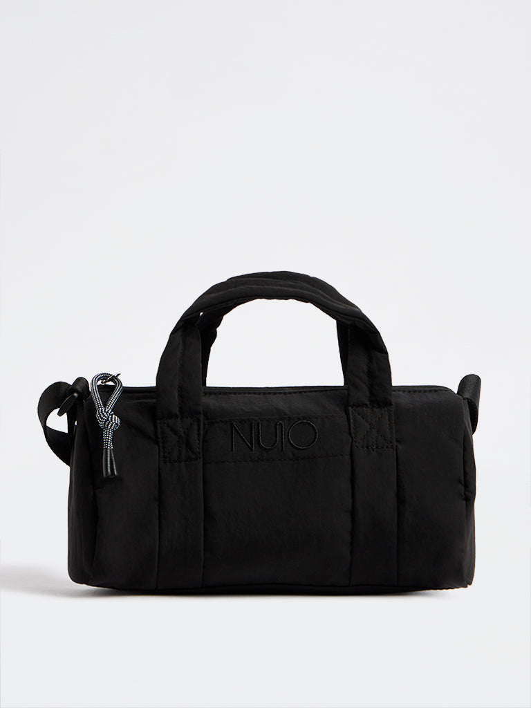 Nuoflexx Black Text Design Duffle Bag
