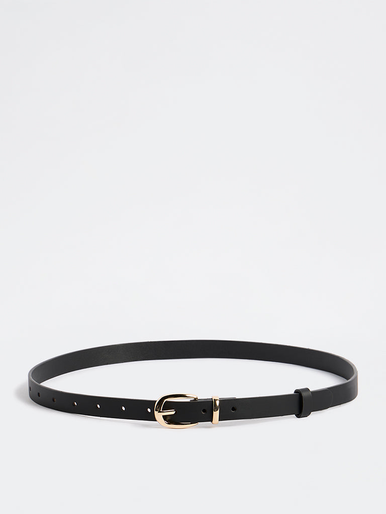Westside Accessories Black U-Buckle Belt