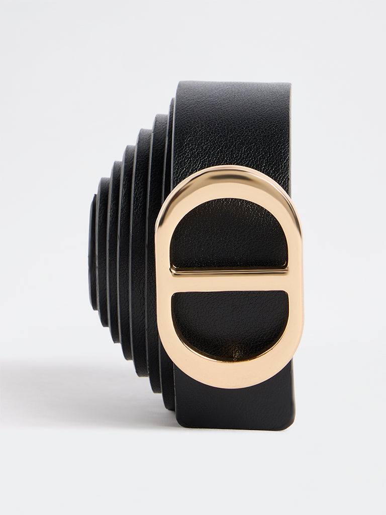 Westside Accessories Black Double-D Buckle Belt