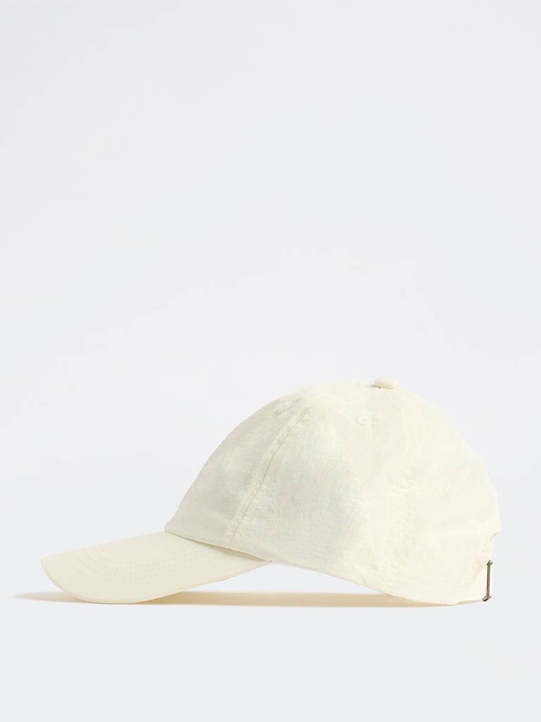 Westside Accessories Off White Solid Cap