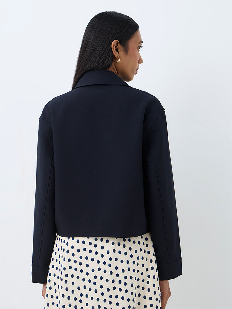 Wardrobe Black Solid Jacket