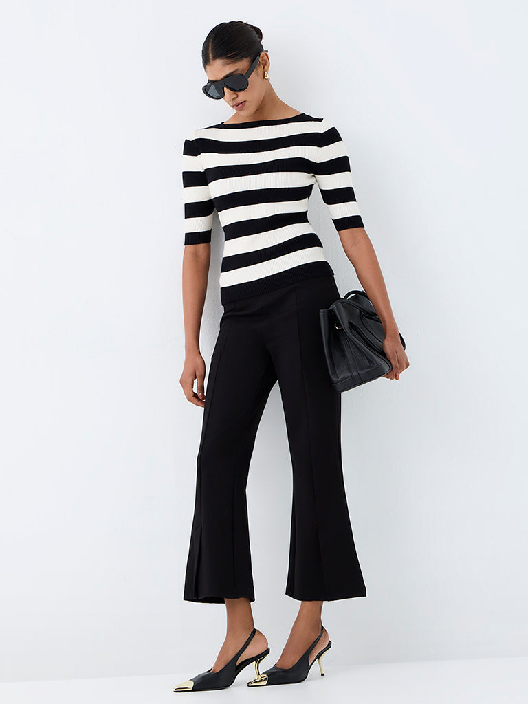 Wardrobe Black and White Striped Top