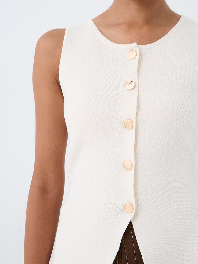 Wardrobe Ivory Solid Top