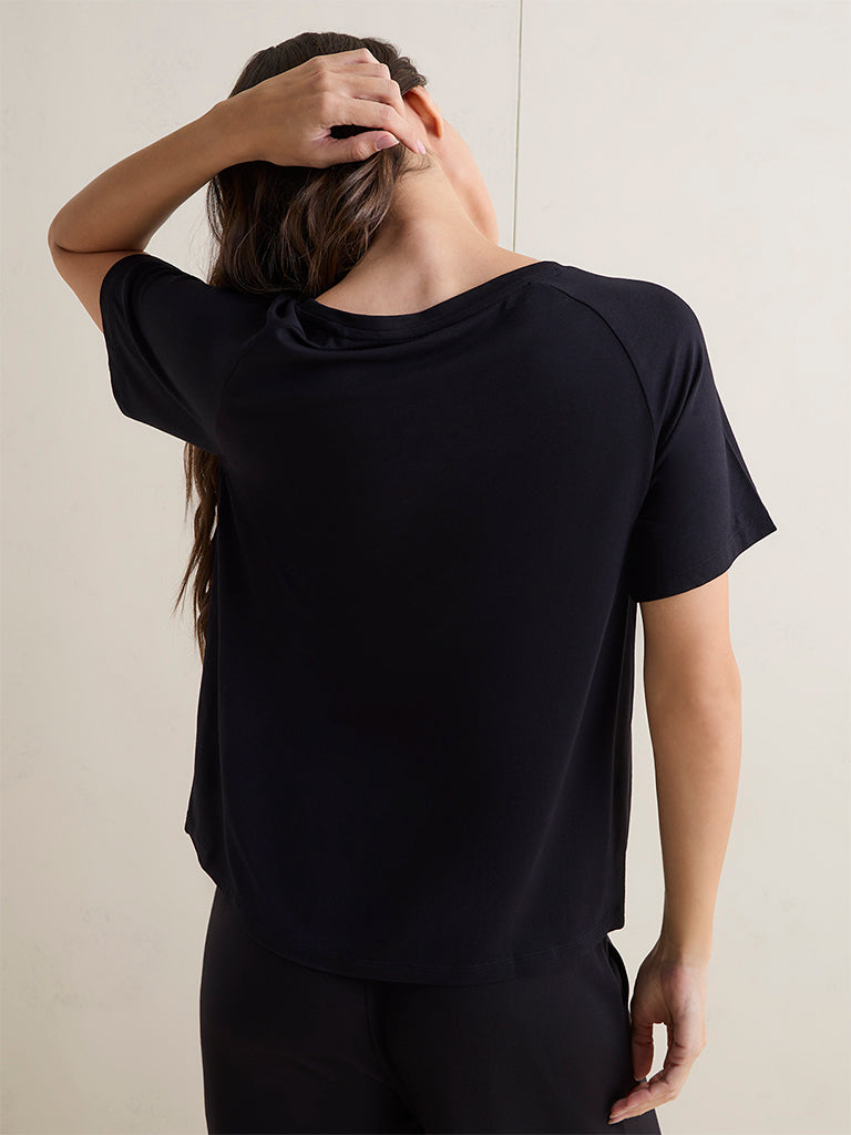 Wunderlove Black Solid Top