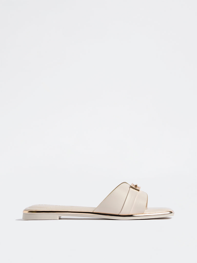 LUNA BLU Ivory Turn-Lock Slides