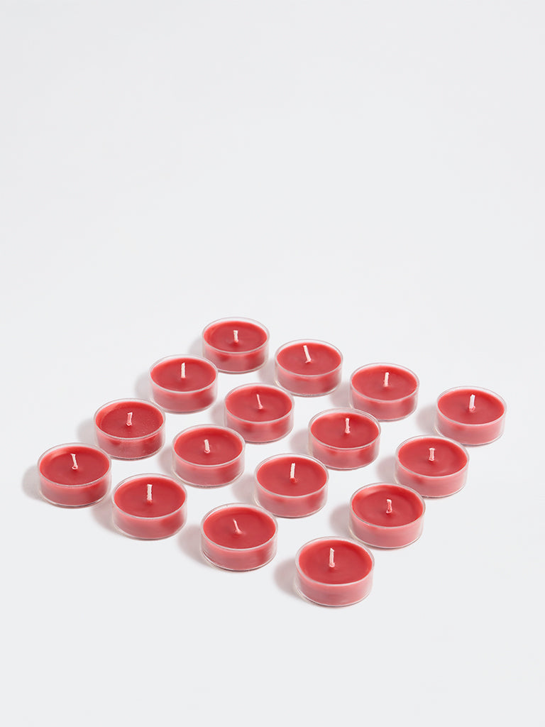 Westside Home Red Tealight Candles - Pack of 16