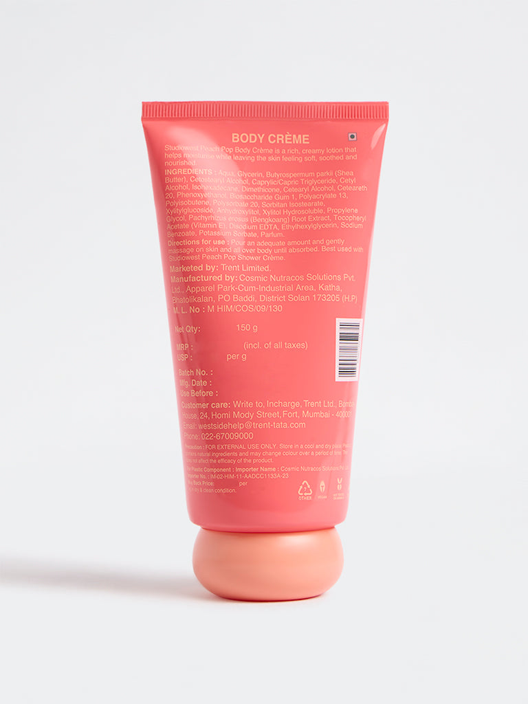 Studiowest Peach Pop Body Creme - 150 gm