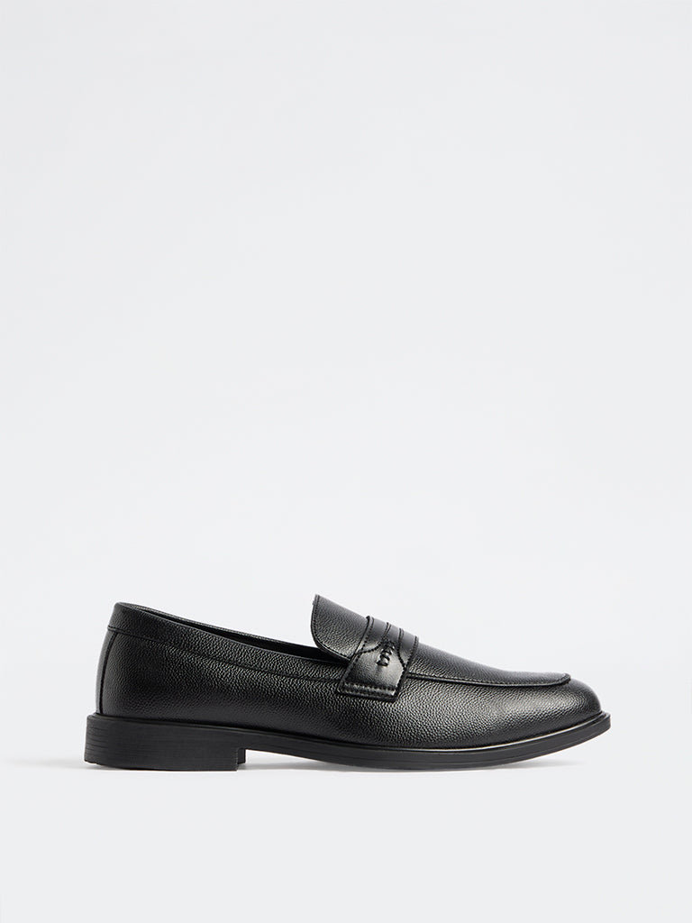 SOLEPLAY Black Penny Loafers