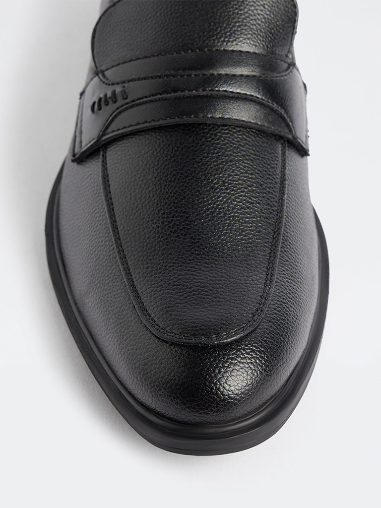 SOLEPLAY Black Penny Loafers
