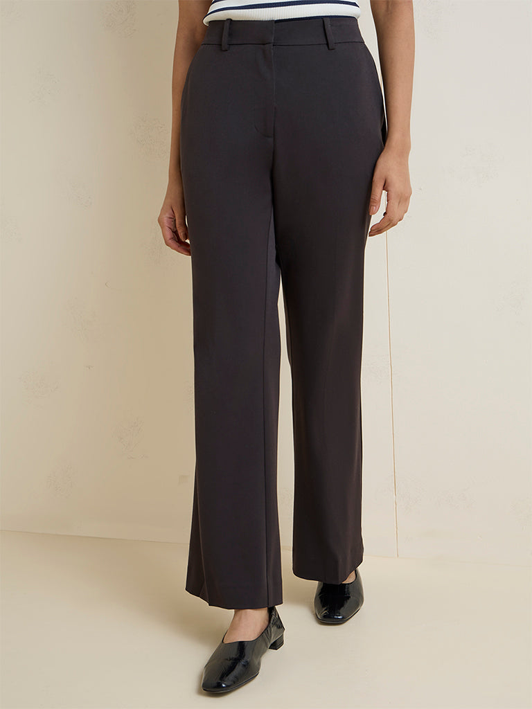 Wardrobe Black High-Rise Trousers