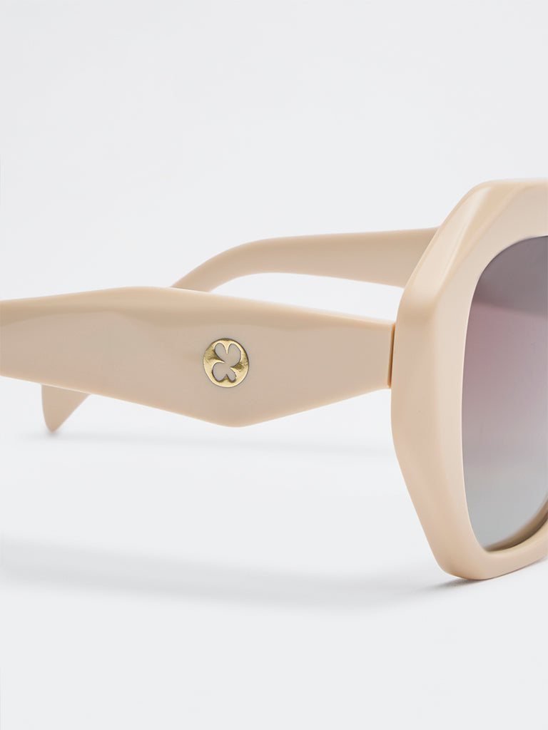 Pome Luxe Oversized Irregular Sunglasses
