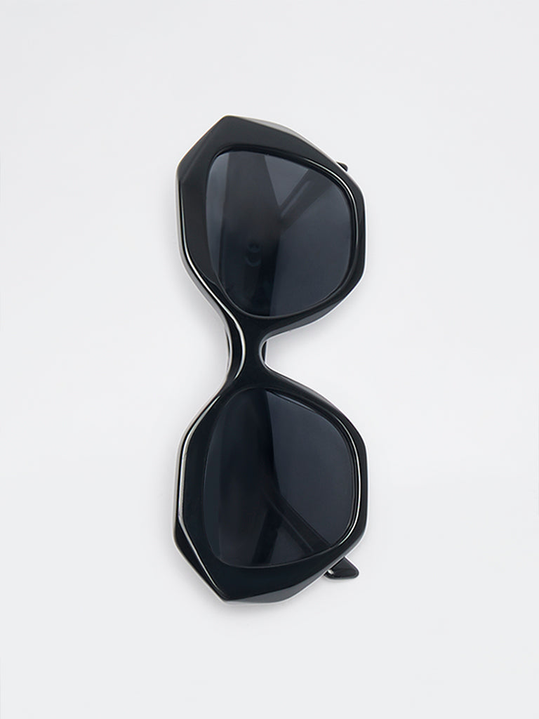 Pome Luxe Oversized Irregular Sunglasses