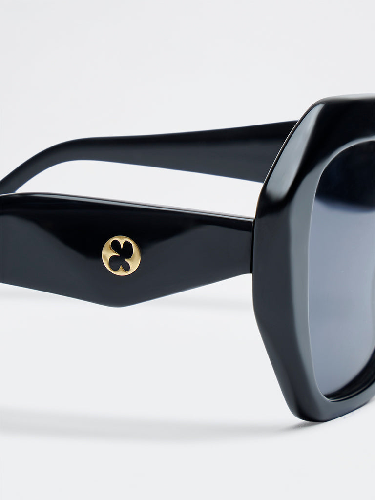 Pome Luxe Oversized Irregular Sunglasses