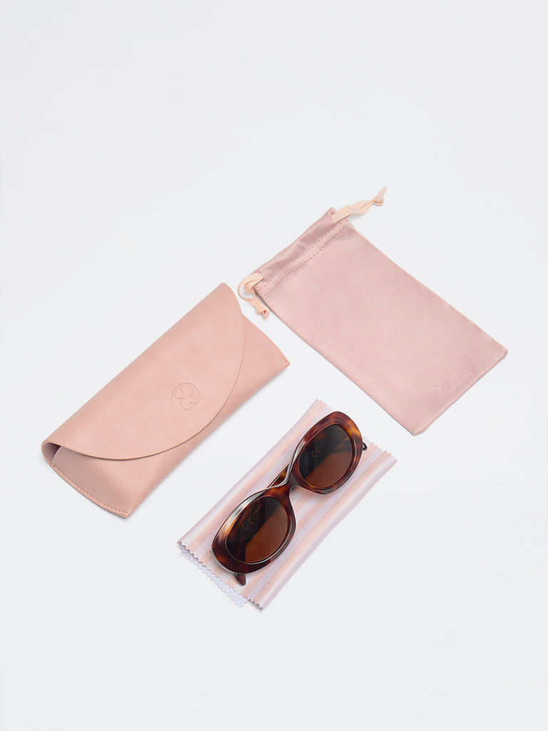 Pome Luxe Statement Oval Sunglasses