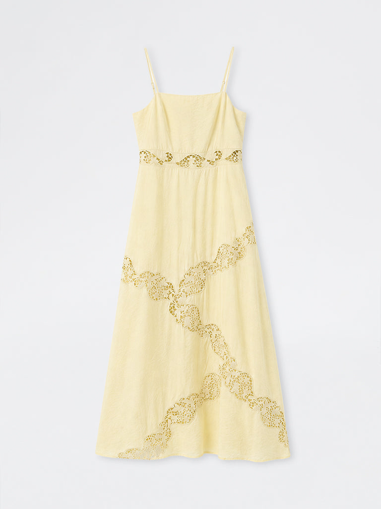 Floral Lace Midi Dress