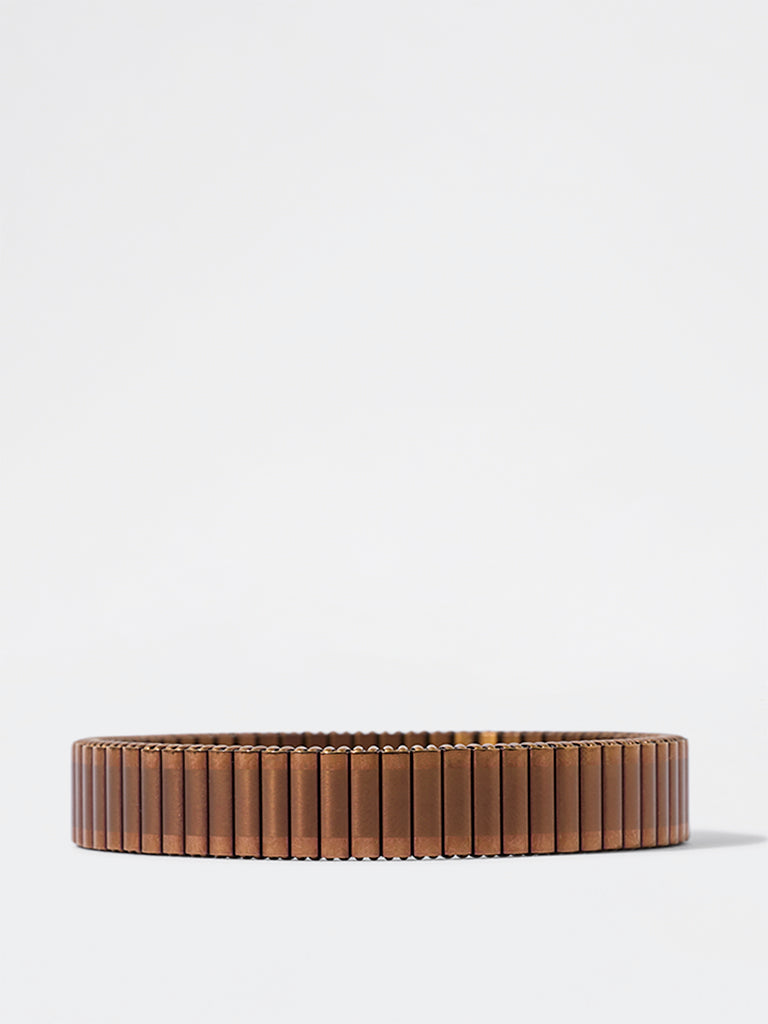 Unisex Copper Rolex-Style Spring Bracelet