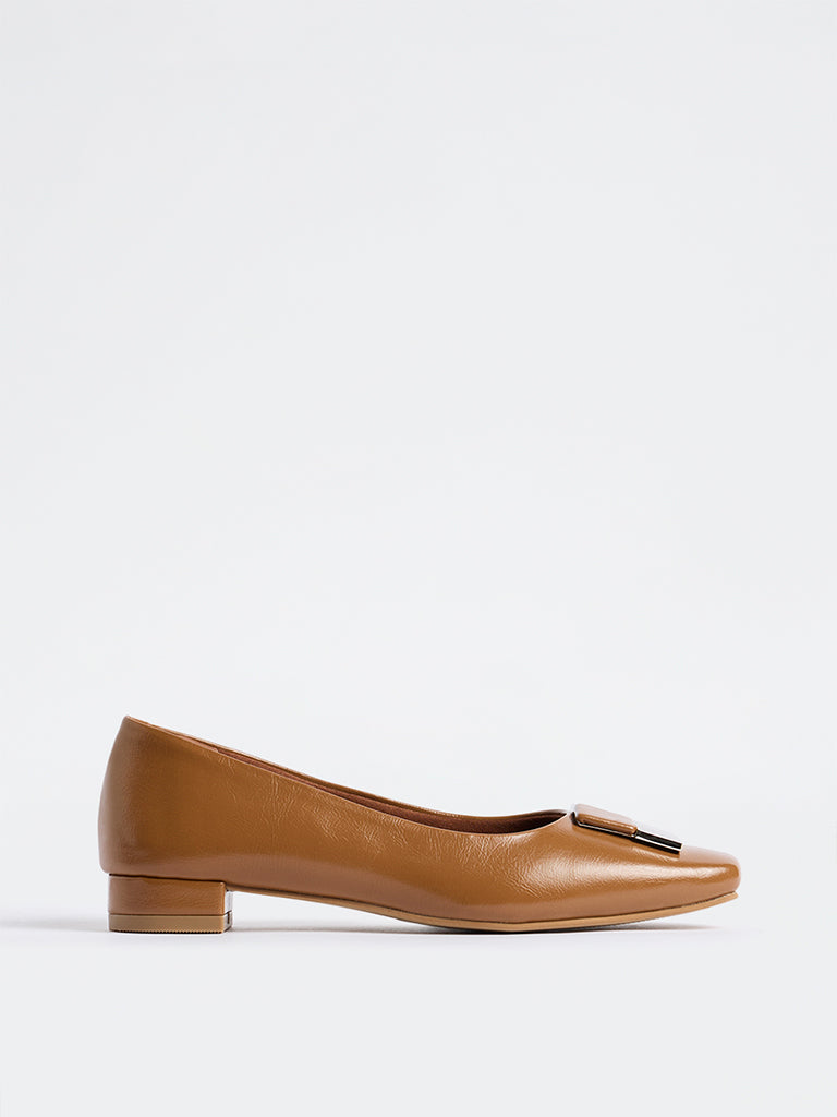 LUNA BLU Tan Pump Shoes