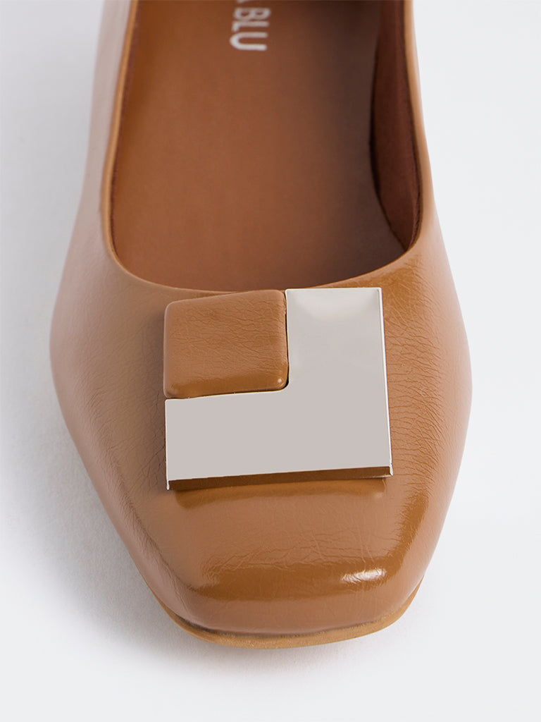 LUNA BLU Tan Pump Shoes