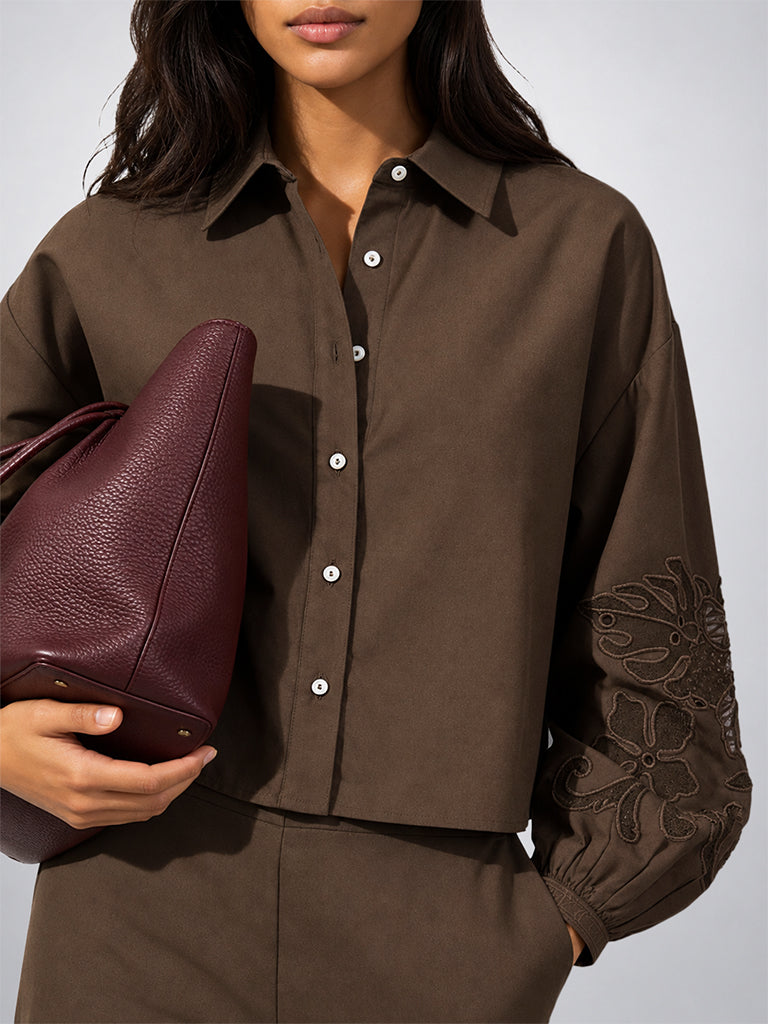 Embroidered Cotton Shirt