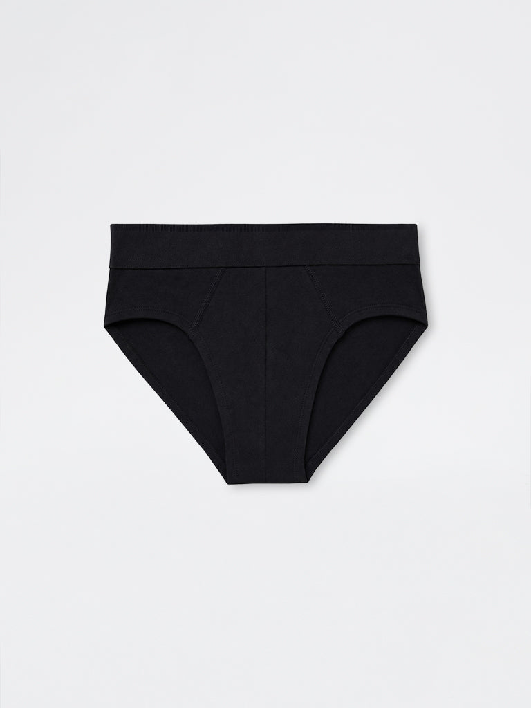 WES Lounge Grey Relaxed-Fit Cotton-Blend Briefs- Pack of 3