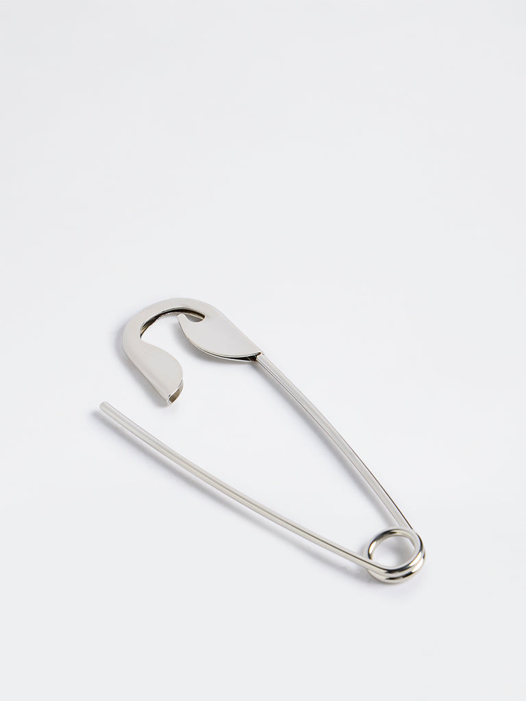 Studiowest Silver Safety Pin Design Hair Clip