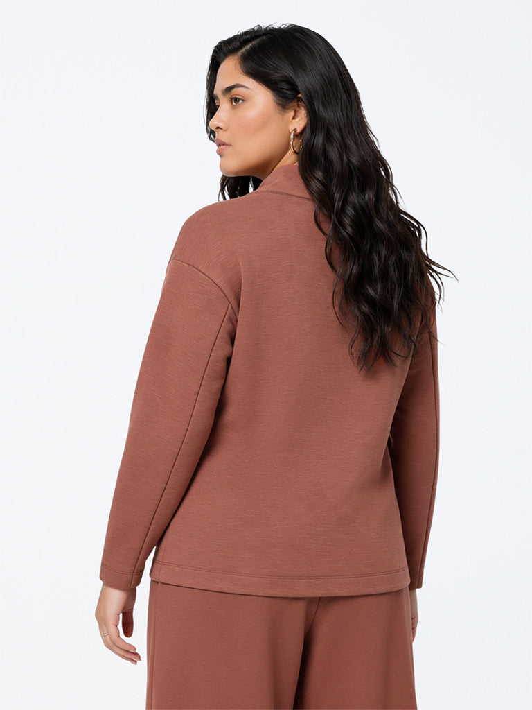Gia Brown Melange T-Shirt