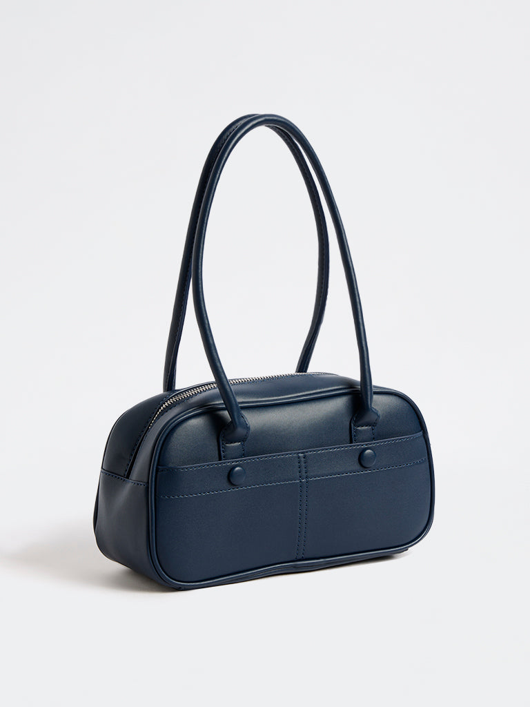Westside Navy Solid Bowling Bag
