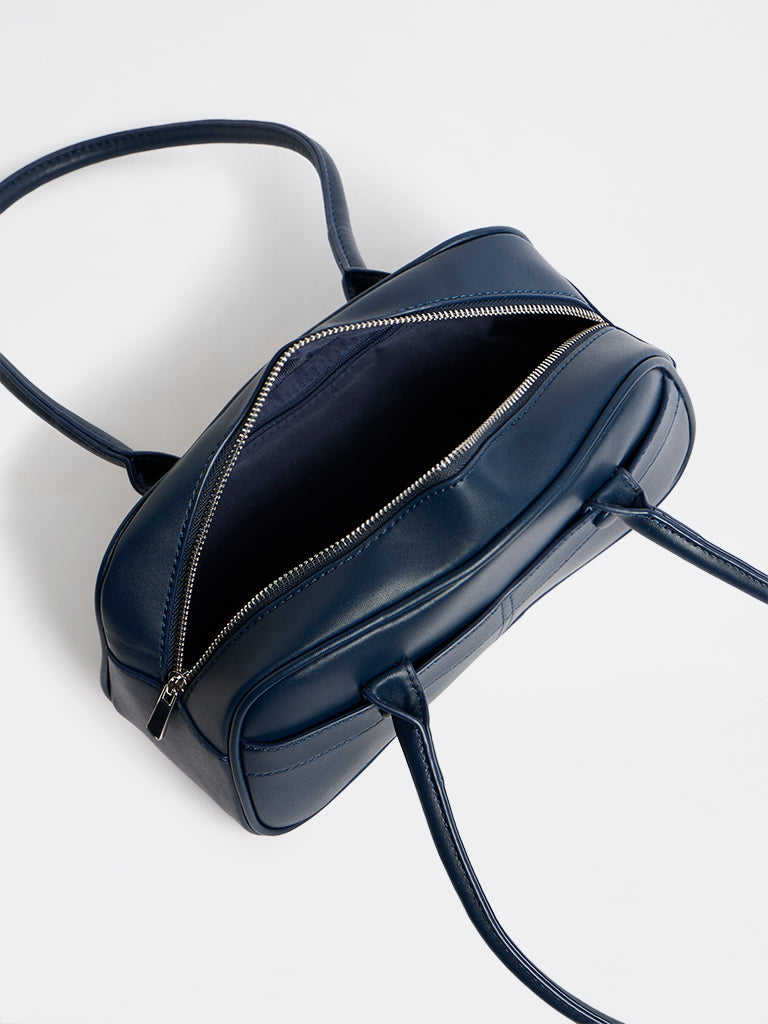 Westside Navy Solid Bowling Bag