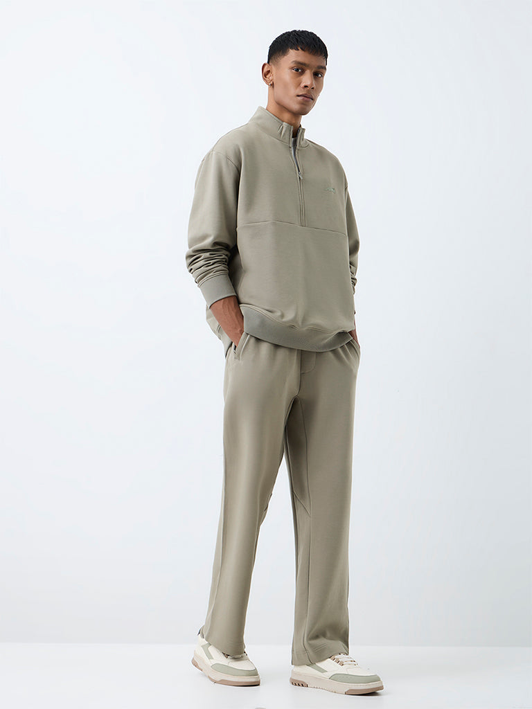 Nuoflexx Sage Quarter-Zip Relaxed-Fit Sweatshirt
