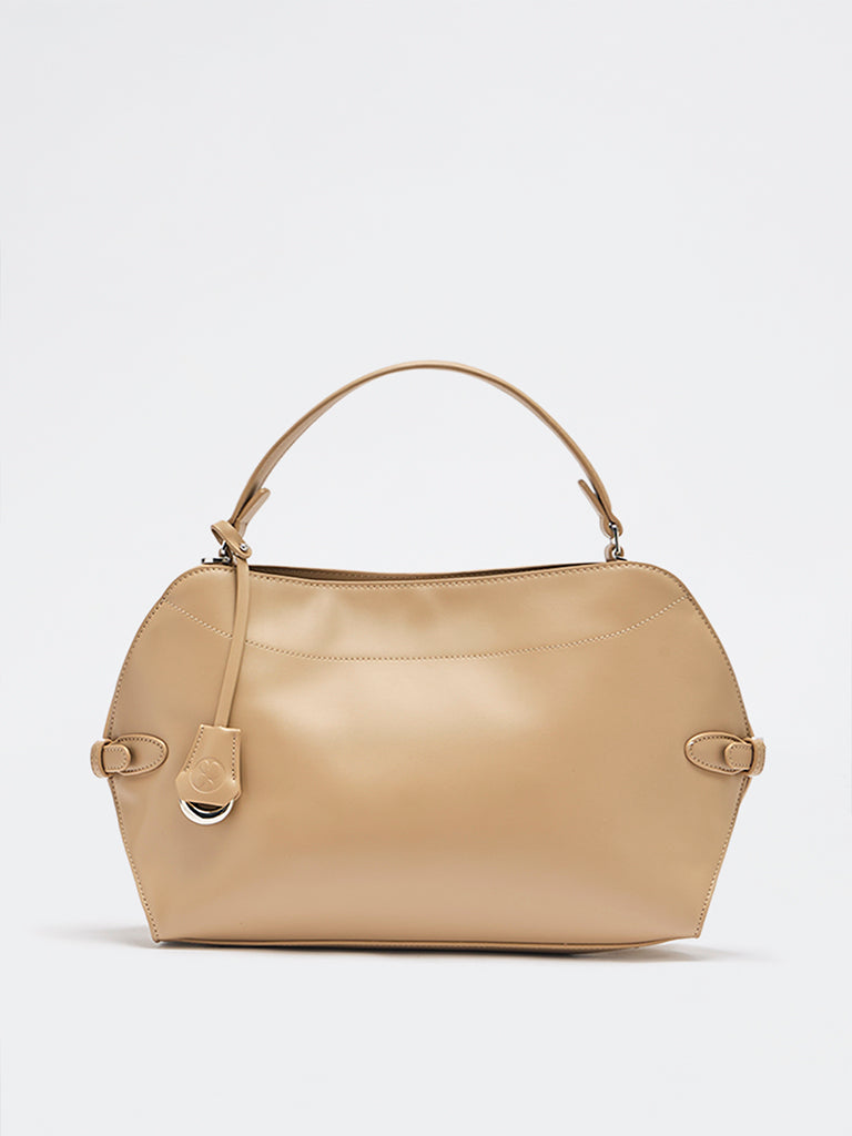 Pome Luxe Berlin Arched Leather Handbag