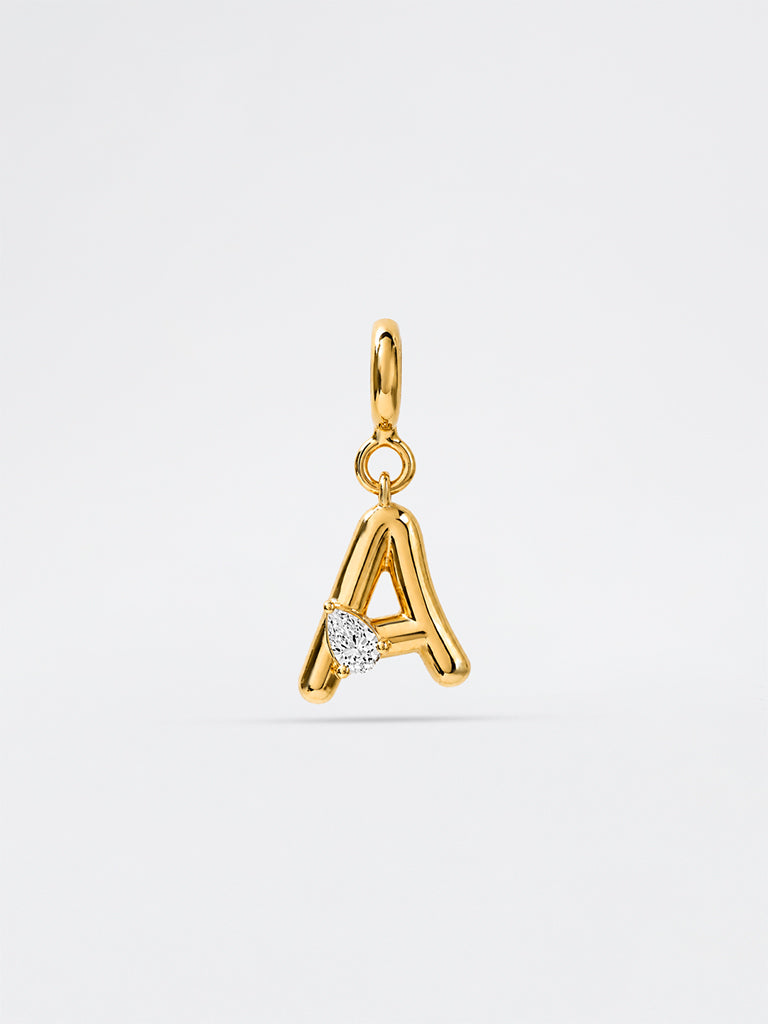 A Letter Lab Diamond Pendant